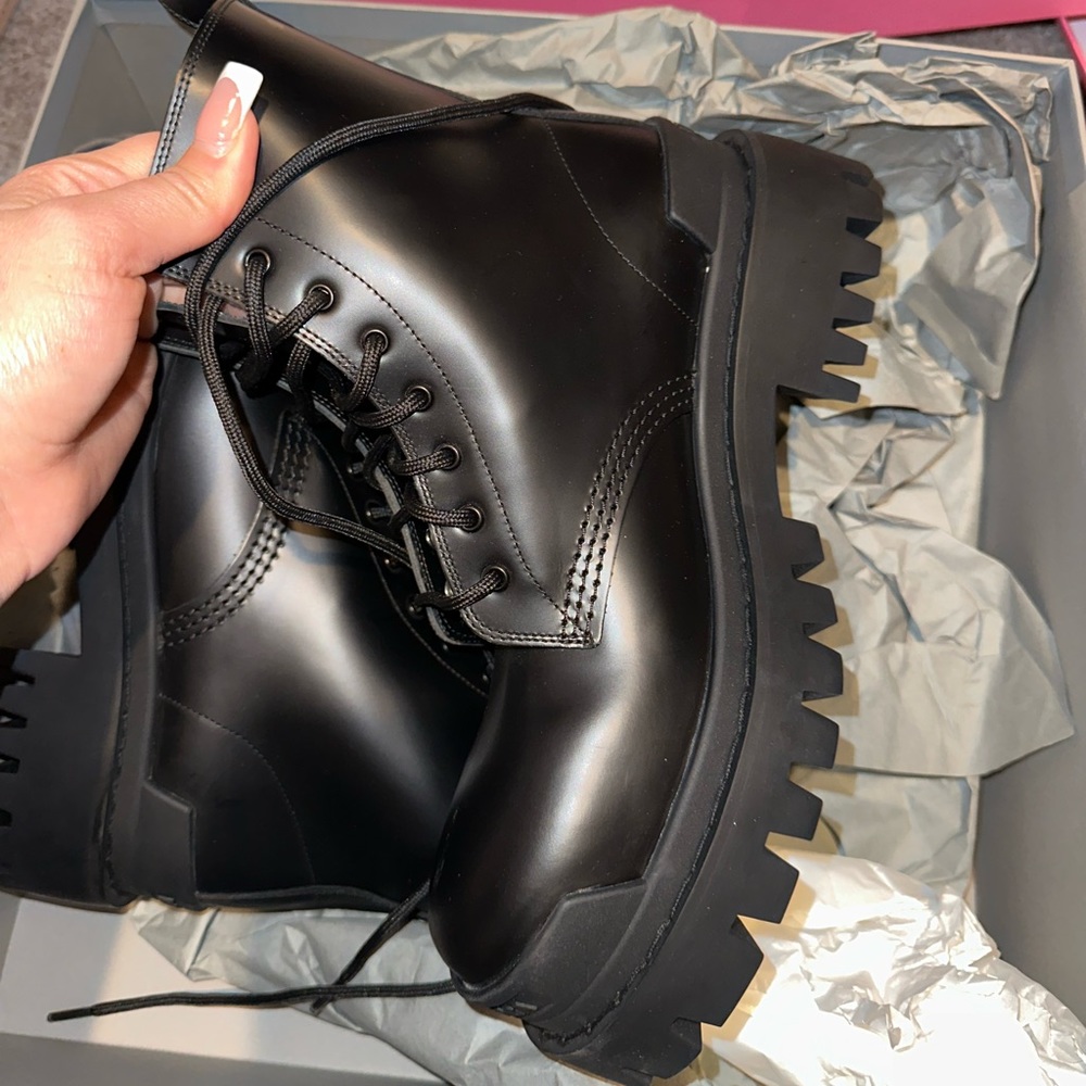 Balenciaga combat boots